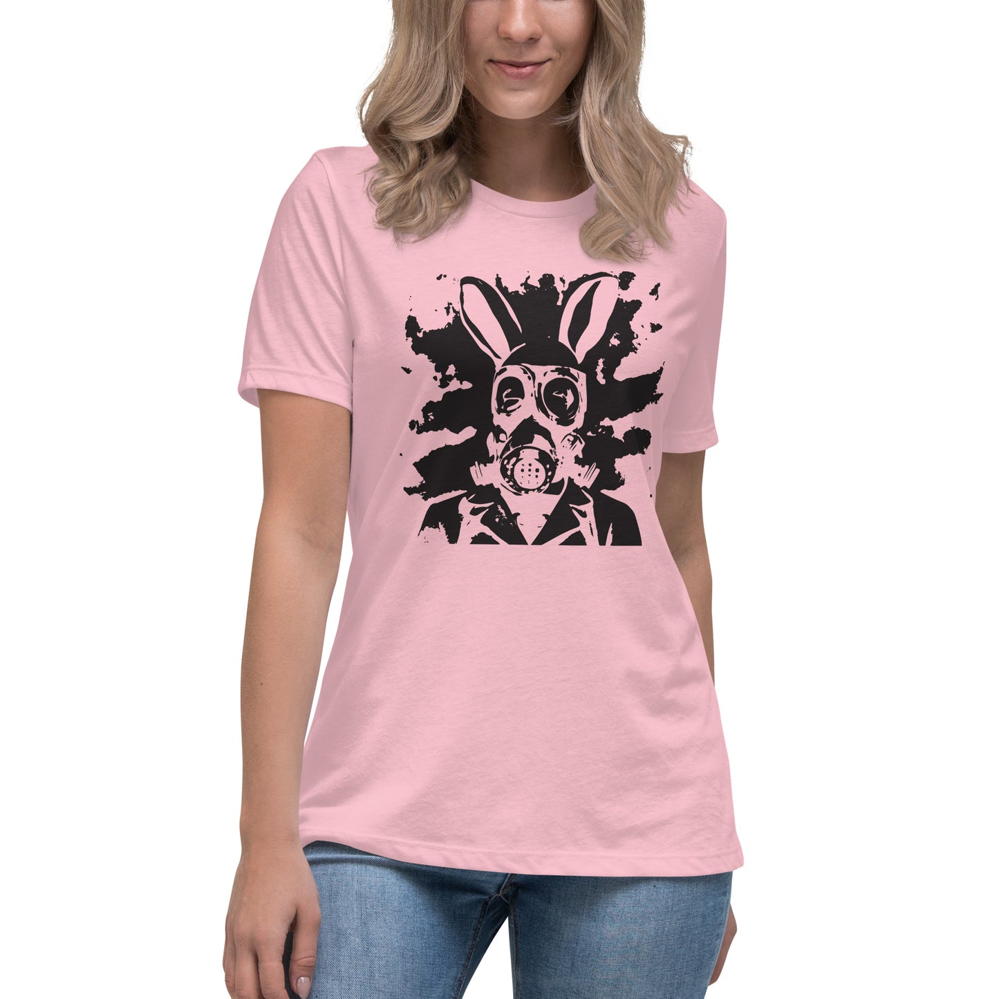 Lucky Women's Relaxed T-Shirt Black Stamp